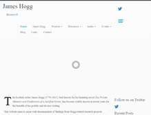 Tablet Screenshot of jameshogg.stir.ac.uk